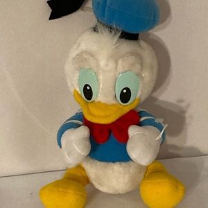 Donald duck plush toy baby vintage 1984